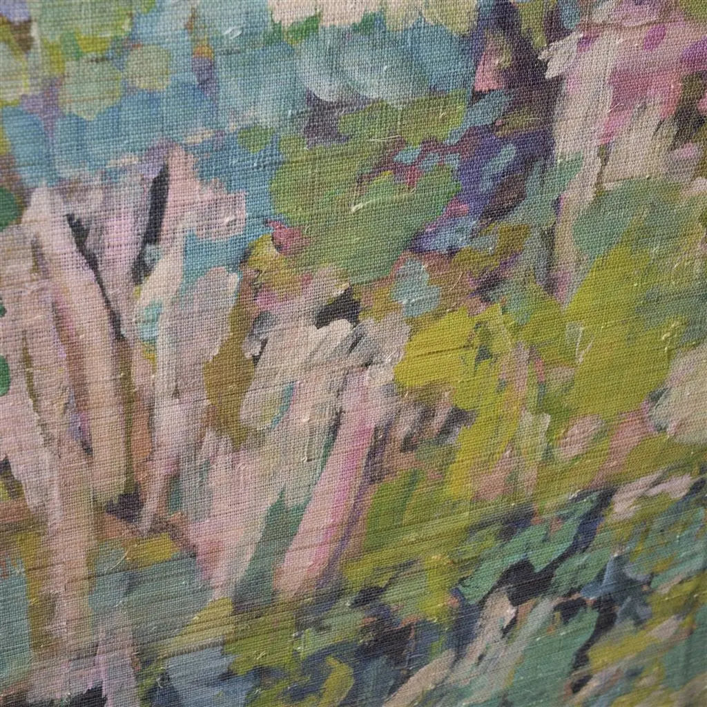 Designers Guild Foret Impressionniste Grasscloth Celadon Designers Guild