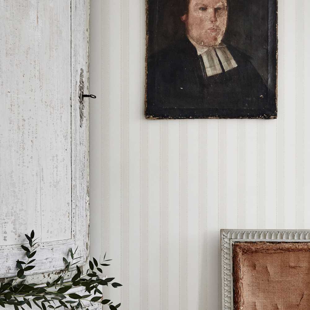 Gustav: Tapete mit Streifen Sandberg Wallpaper