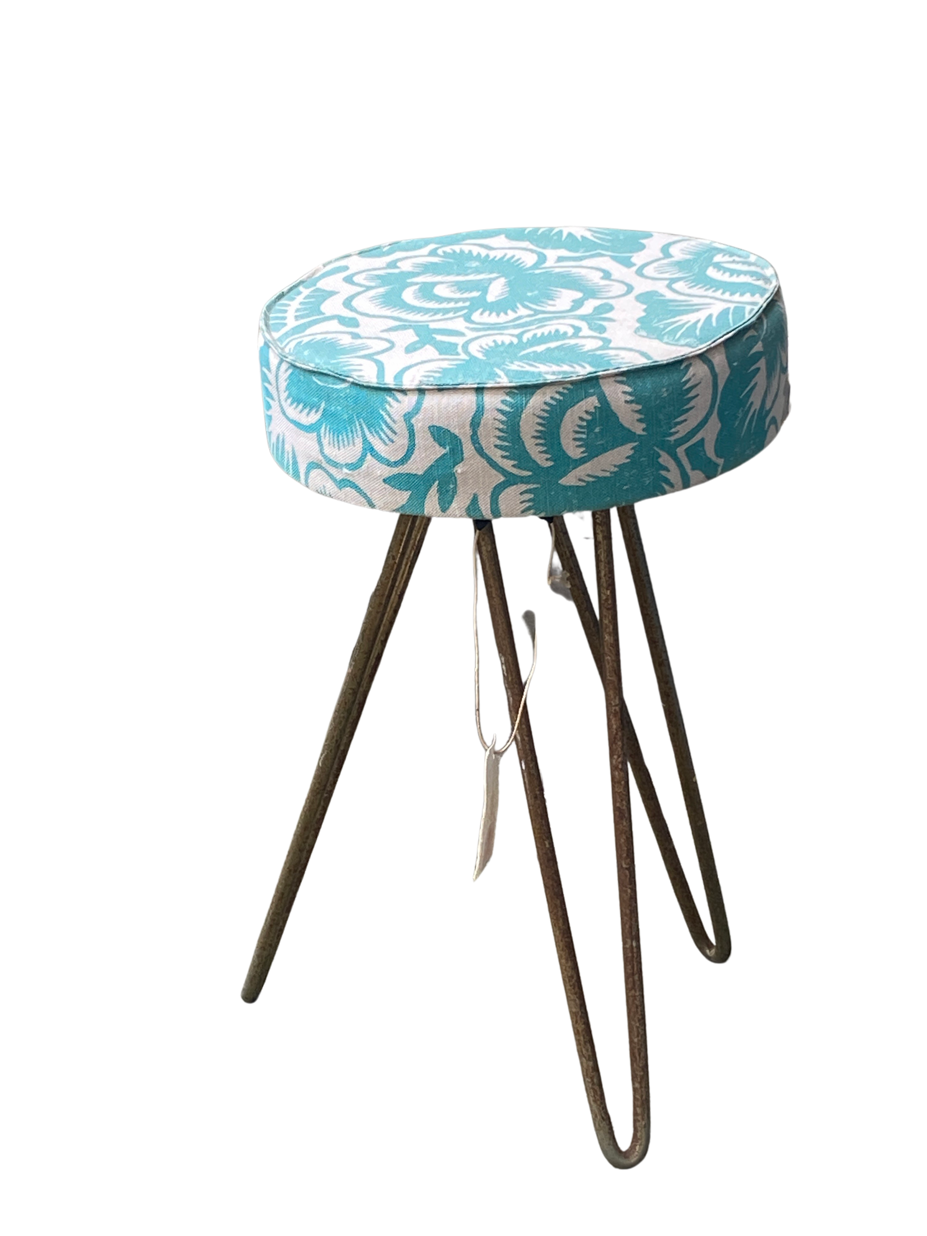 Hocker mit Stoffbezug – endlich 50s or 60s - assholes - Raumtapeterie