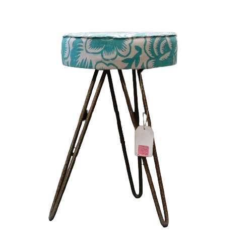 Hocker mit Stoffbezug – endlich 50s or 60s - assholes - Raumtapeterie