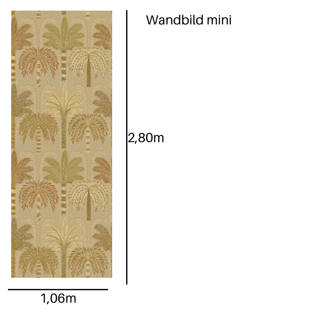 Verwandle deine Wände mit dem kleinen Wandbild von Eijffinger aus der Kollektion SOLANGE - Raumtapeterie