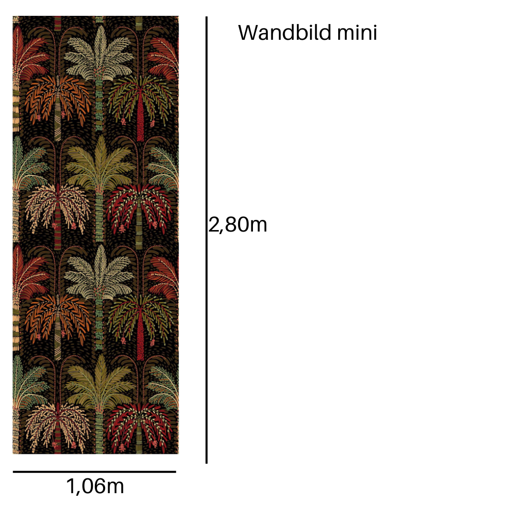 Verwandle deine Wände mit dem kleinen Wandbild von Eijffinger aus der Kollektion SOLANGE - Raumtapeterie