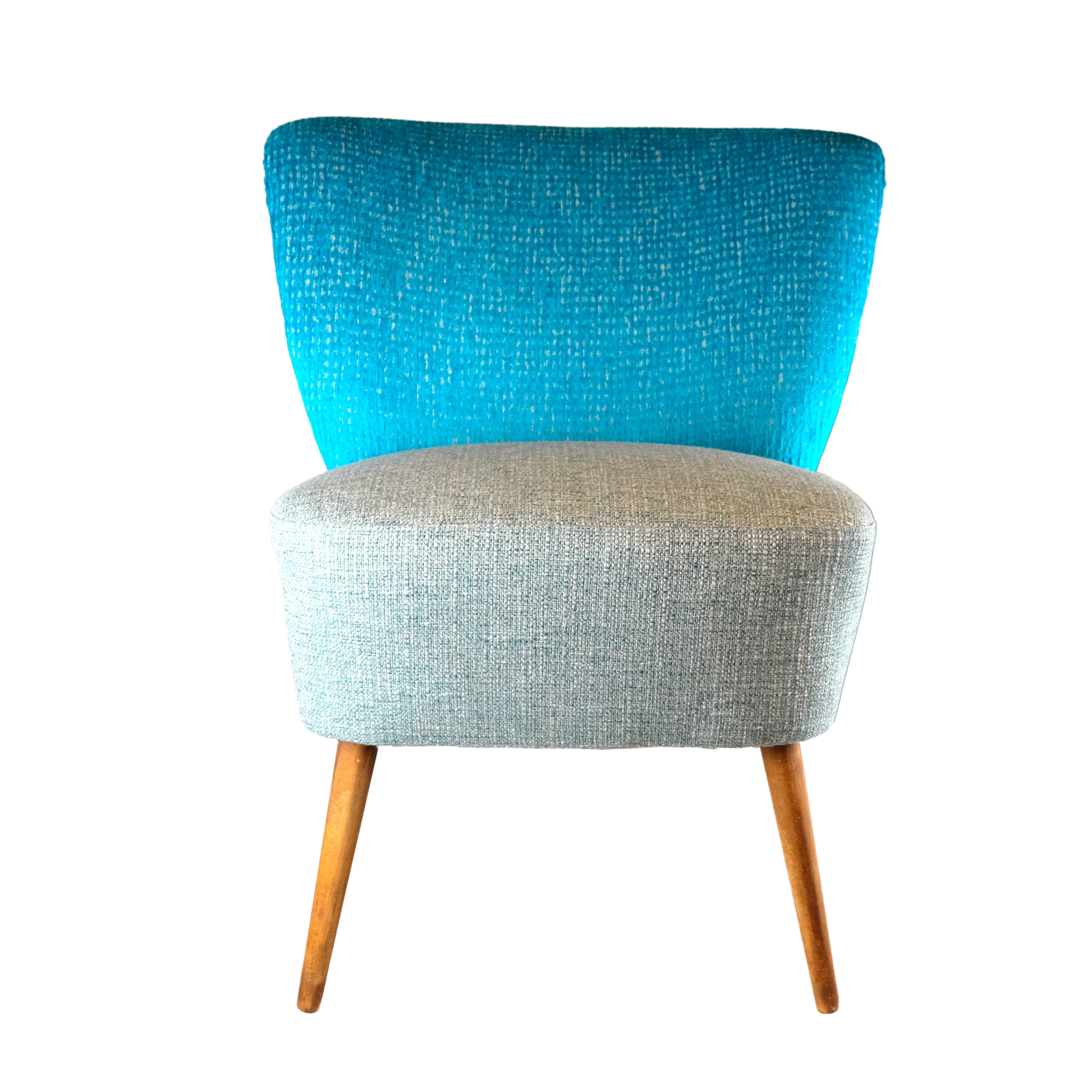 „Retro Cocktailsessel Cyan“– Retro-Flair für dein Zuhause - Raumtapeterie