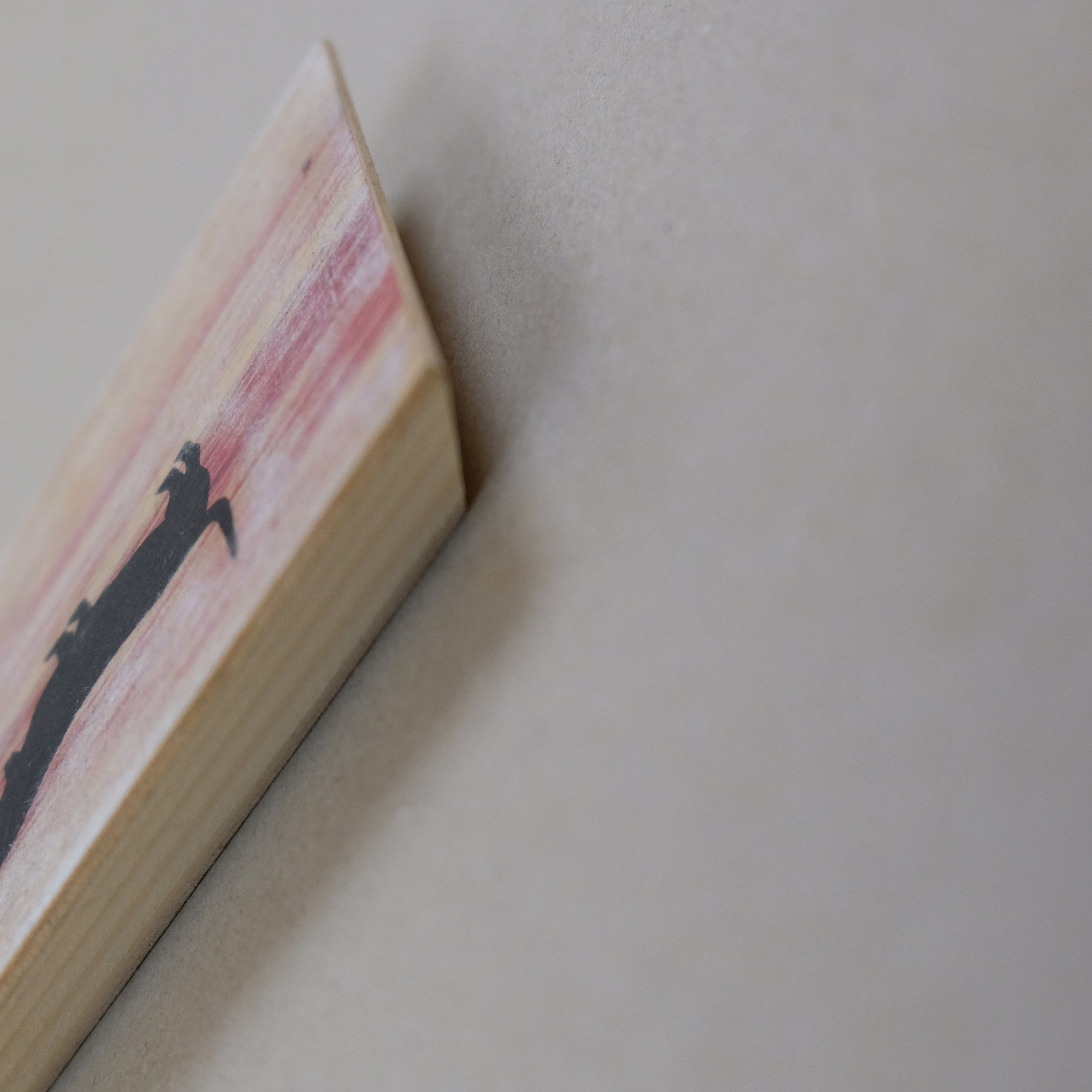 YAGEMEDIA Grafik „Dogs“ – Dackel-Porträt auf Birke - Raumtapeterie