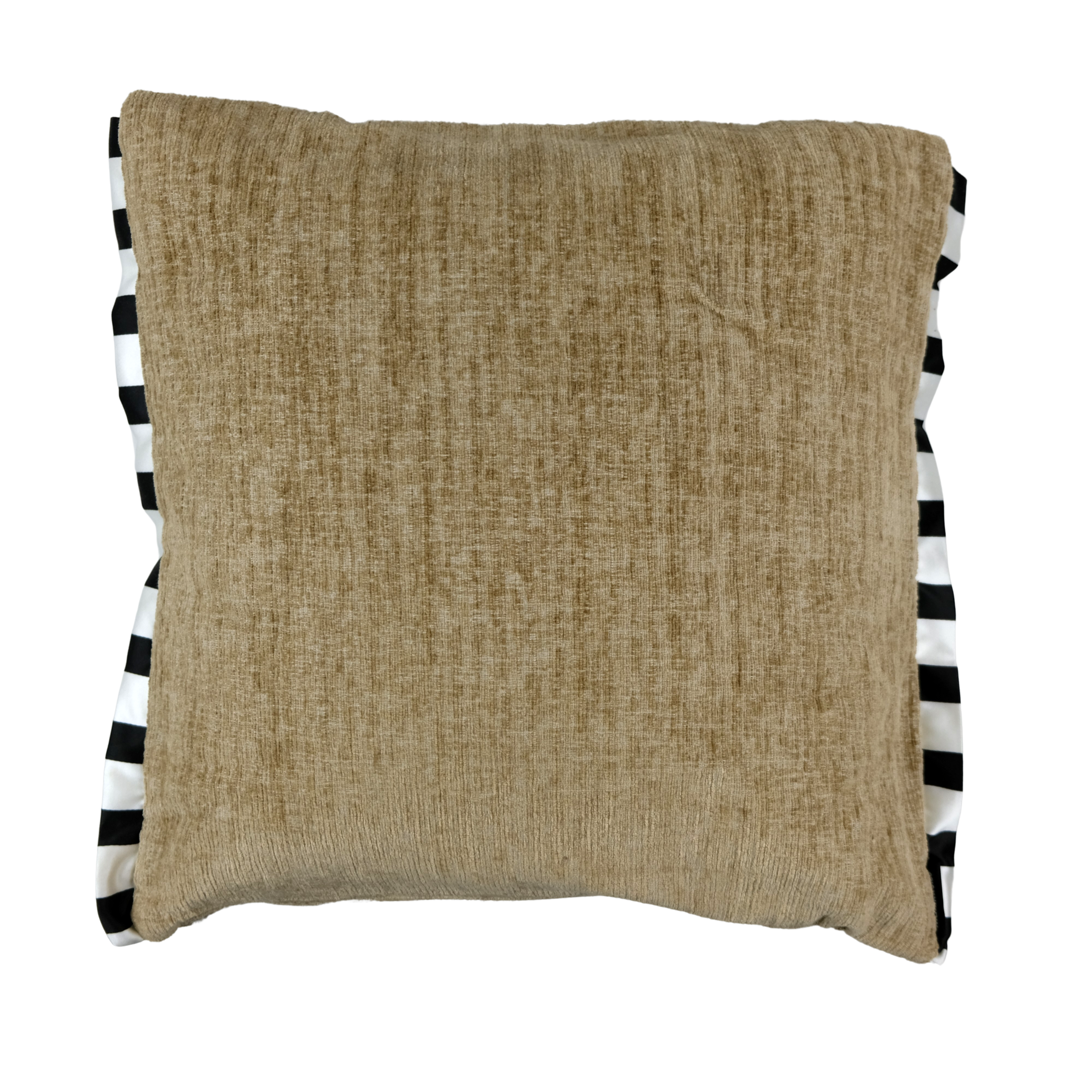 Studio Manikks – Wendekissen Blätter/Leinen: Naturverbundenes Design mit eleganter Vielseitigkeit - Raumtapeterie