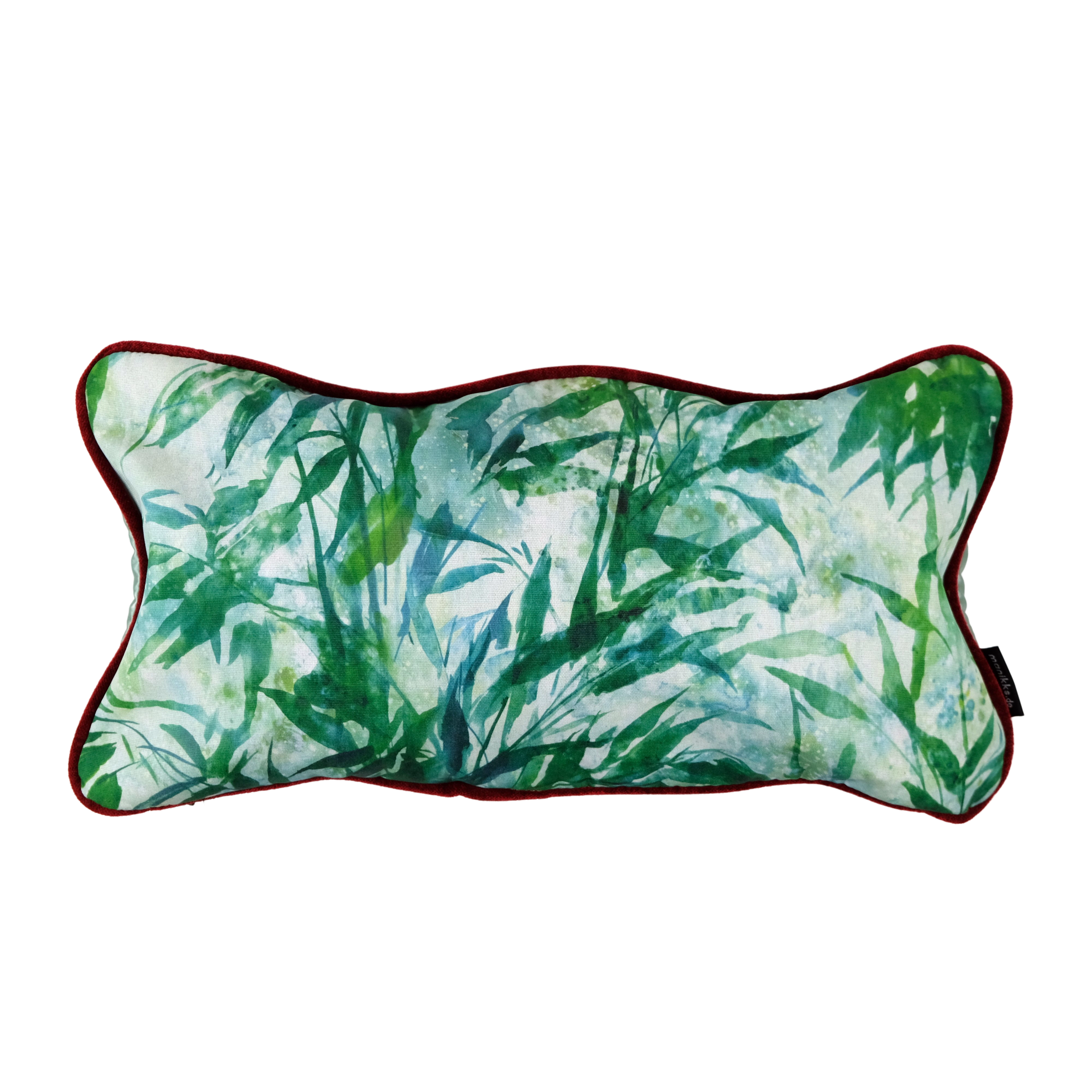 Studio Manikks - Kissen: Palme/Meergruen - Raumtapeterie