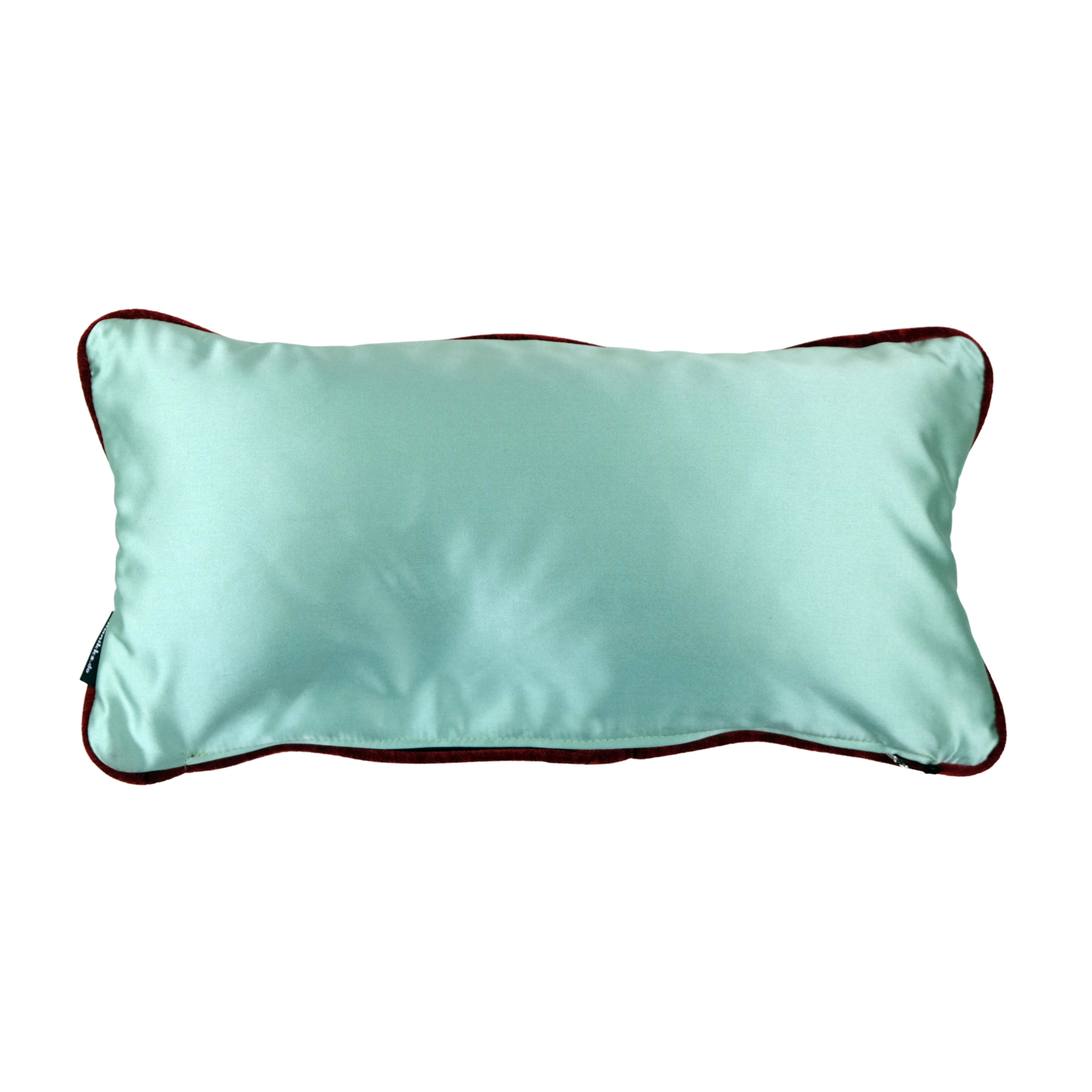 Studio Manikks - Kissen: Palme/Meergruen - Raumtapeterie