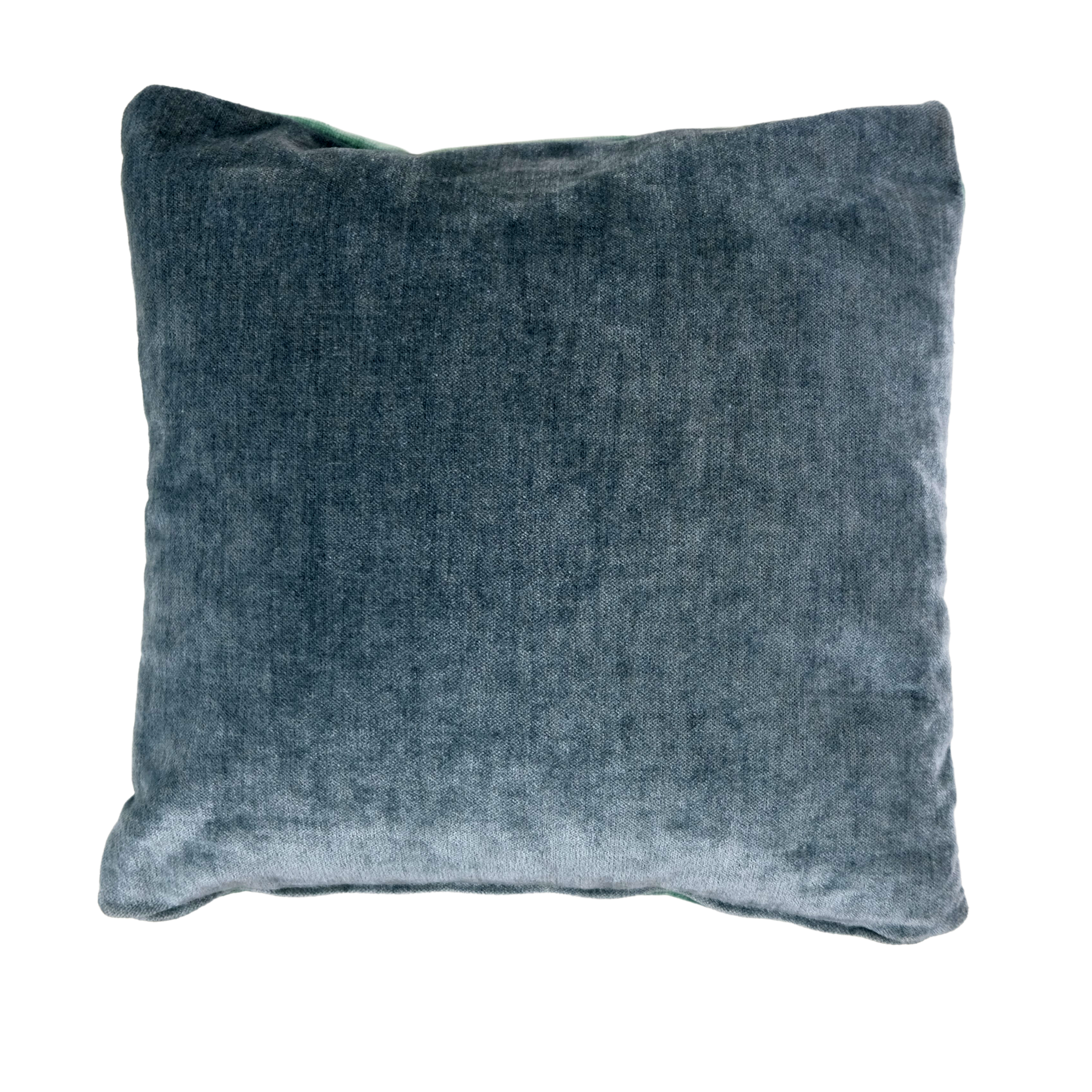 Studio Manikks - Kissen: Meergruen/Graublau - Raumtapeterie