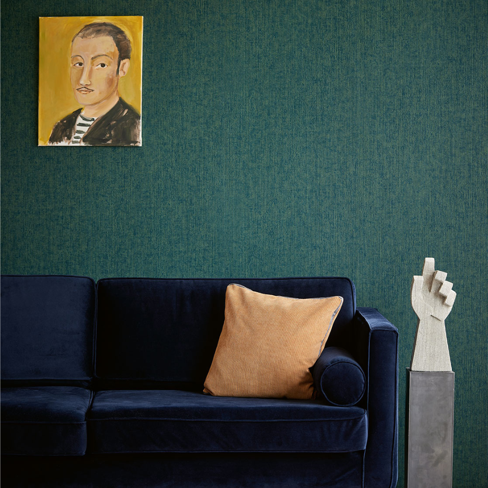 Einfarbige Strukturtape mit toller Tiefenwirkung - Raumtapeterie