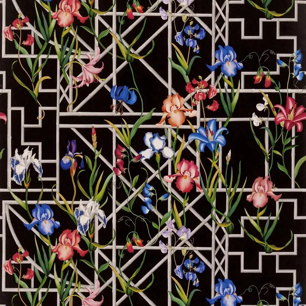 Tapete mit Bambus von Christian Lacroix: Fretwork Garden Panoramic Designers Guild