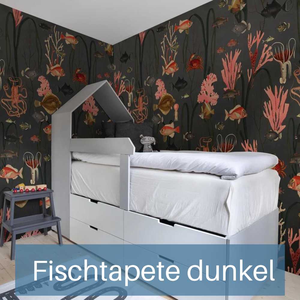 Tapete mit Fischen Raumtapeterie