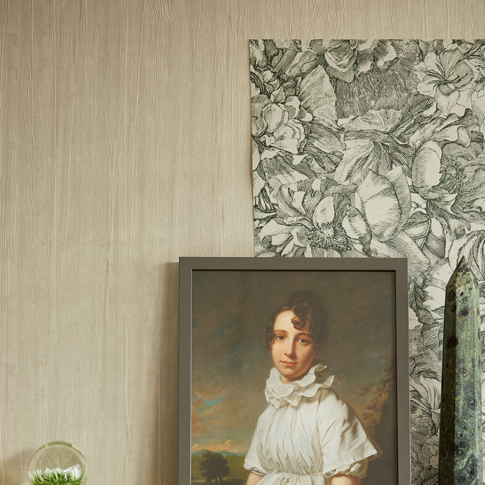 Unifarbene Tapete bringt sanfte Eleganz für dein Zuhause – - Raumtapeterie