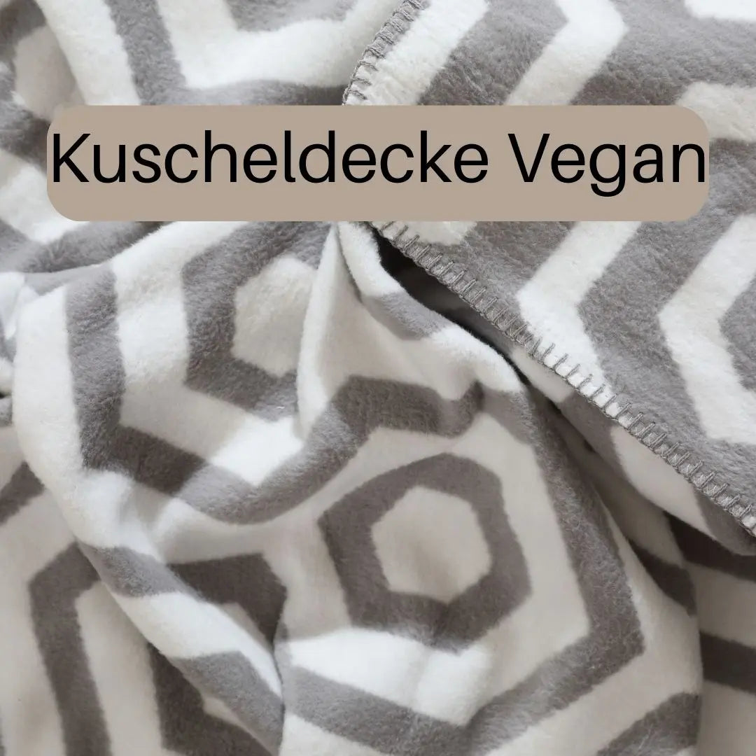Vegane Kuscheldecke Japandi Raumtapeterie