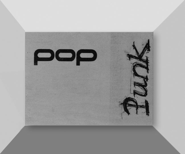 YAGEMEDIA Pop vs. Punk – Typografie als Kunstobjekt - Raumtapeterie