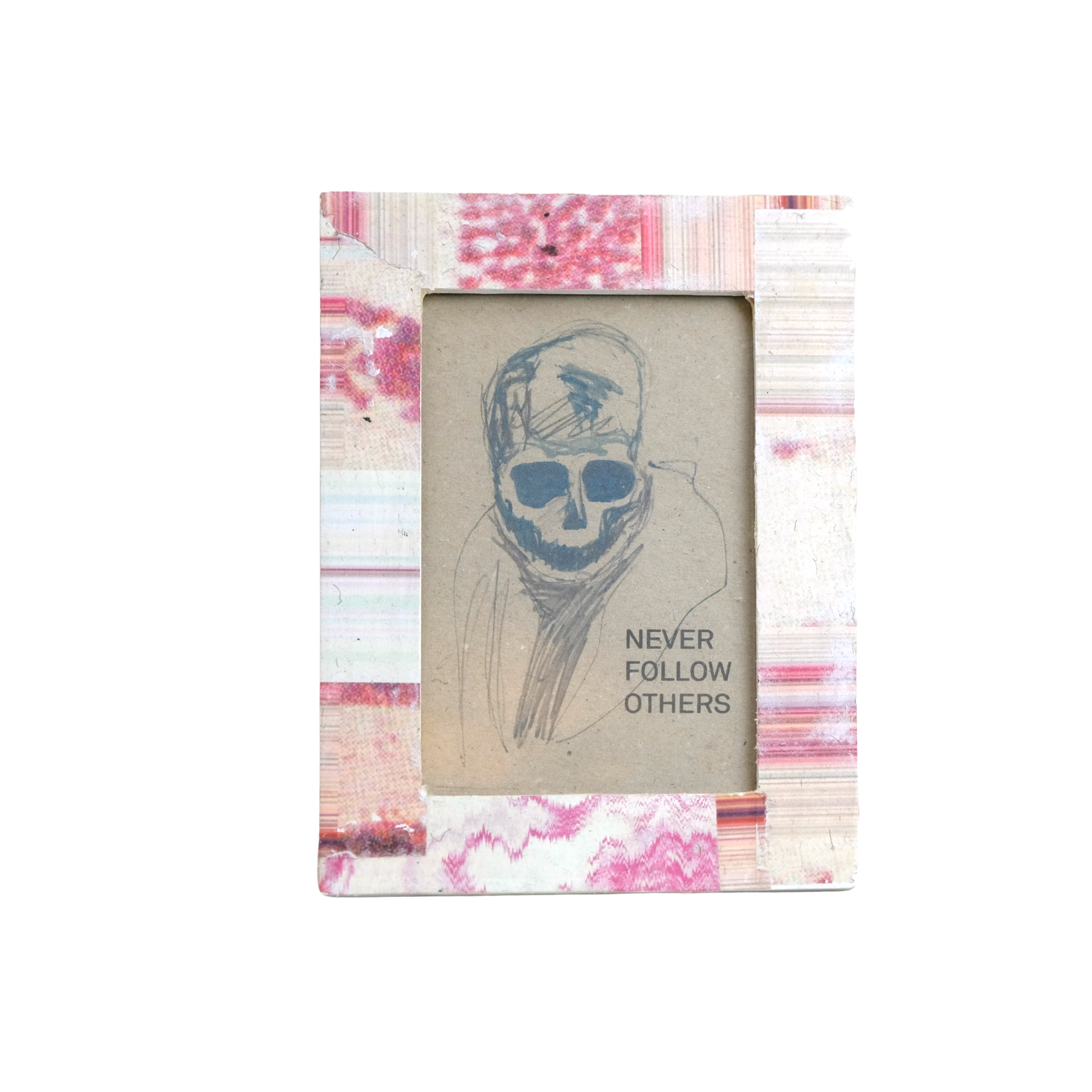 YAGEMEDIA Grafik „Folgen Sie niemals anderen“ – Inspirierende Typografie als Kunstwerk - Raumtapeterie