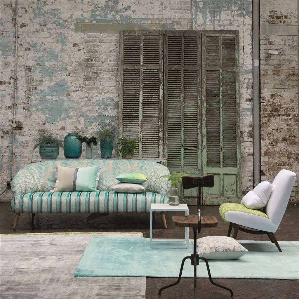 Designers Guild Eberson Aqua Teppich Designers Guild