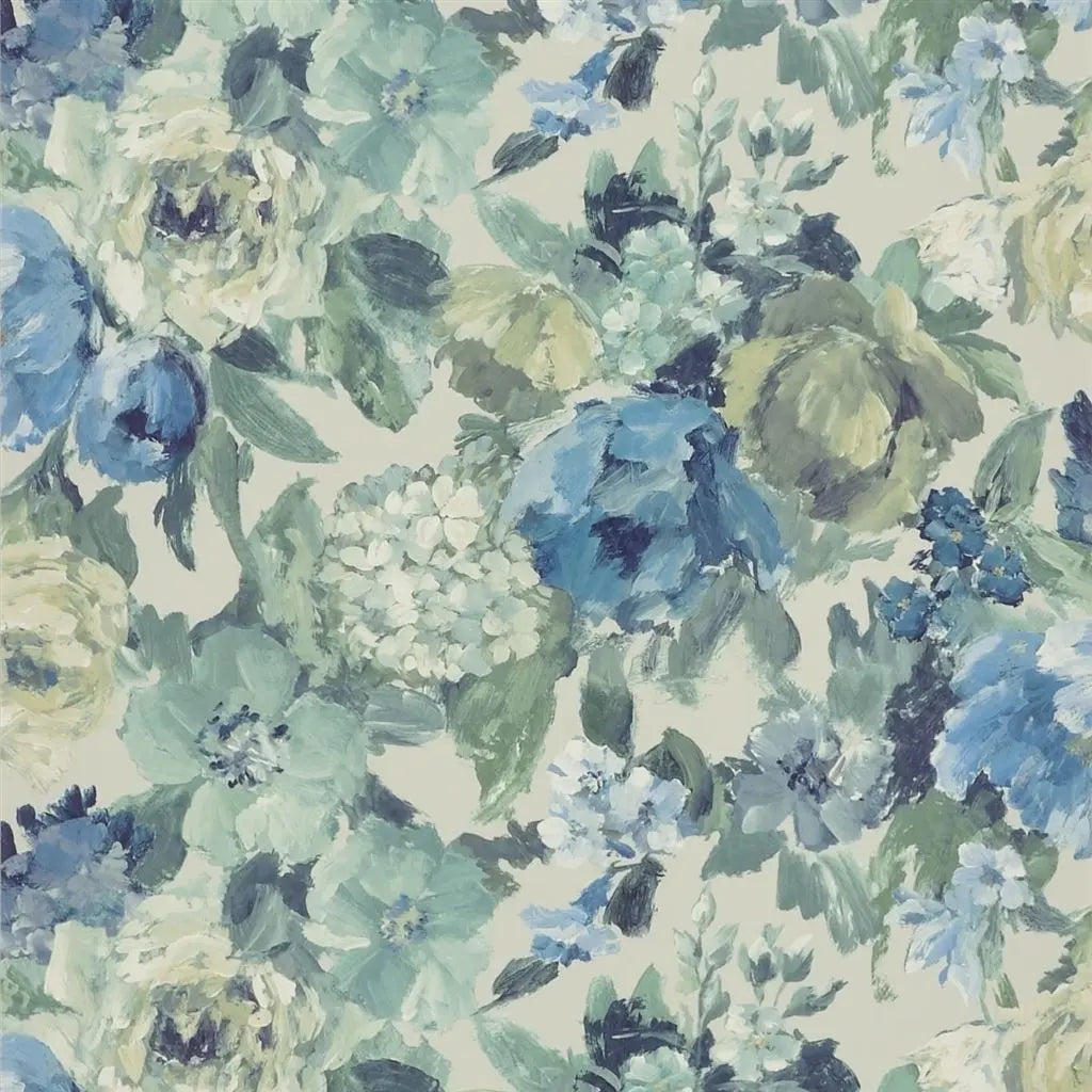 Designers Guild Tapete: Roseto - Indigo Designers Guild