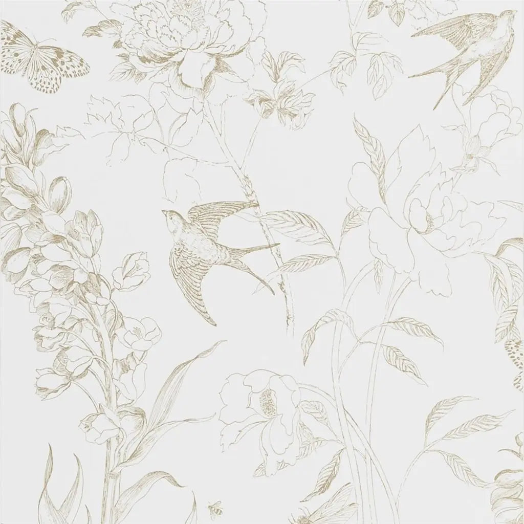 Designers Guild Tapete:Sibylla Garden - Gold Designers Guild