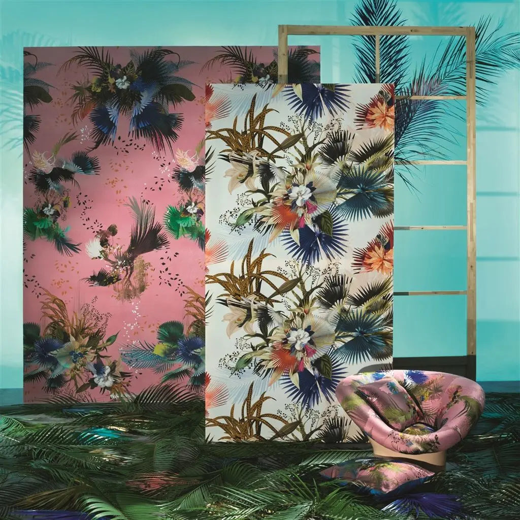 Tapete von Christian Lacroix Oiseau Fleur Bourgeon Designers Guild