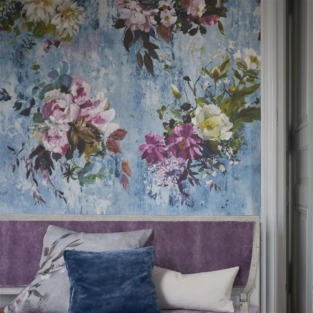 Tapete von Designers Guild: Aubriet - Fuchsia Designers Guild