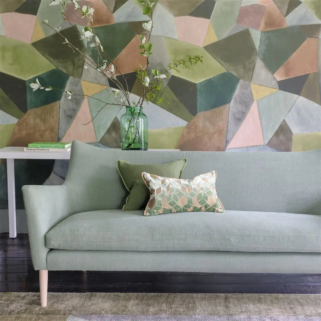 Tapete von Designers Guild: Geo Moderne Jade Designers Guild