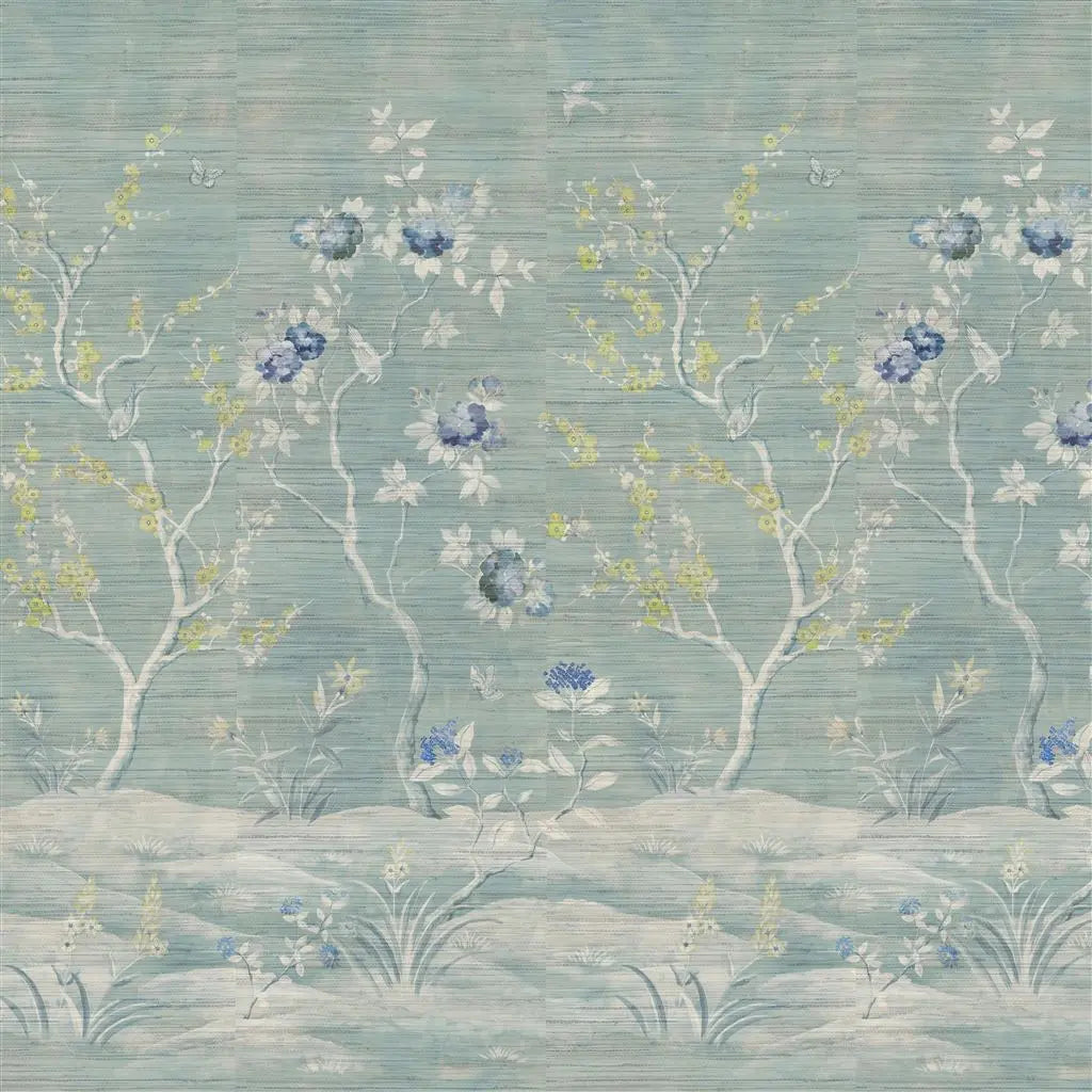 Tapete von Designers Guild: Manohari Grasscloth Delft Designers Guild