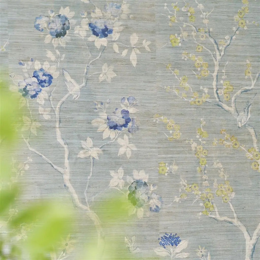 Tapete von Designers Guild: Manohari Grasscloth Delft Designers Guild