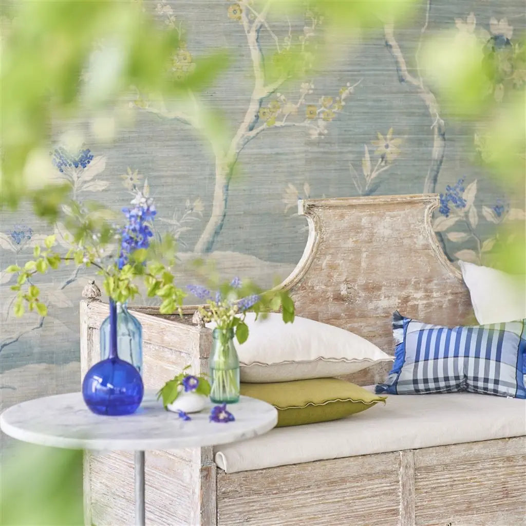 Tapete von Designers Guild: Manohari Grasscloth Delft Designers Guild