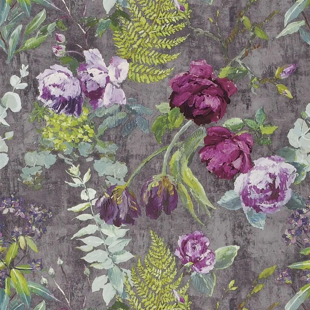 Tapete von Designers Guild: Tulipani - Amethyst Designers Guild
