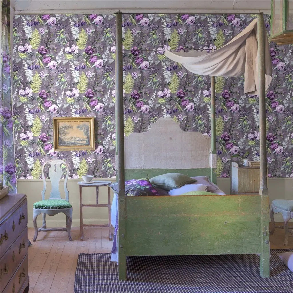 Tapete von Designers Guild: Tulipani - Amethyst Designers Guild