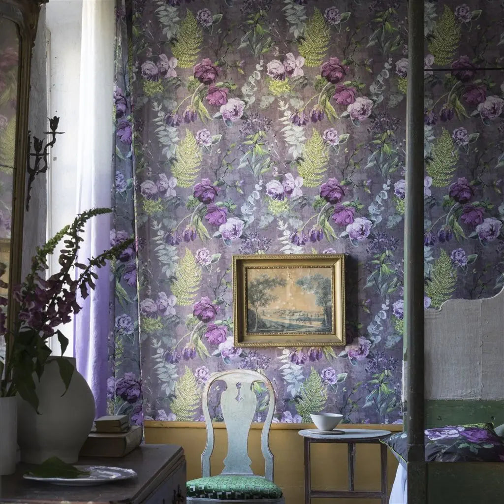Tapete von Designers Guild: Tulipani - Amethyst Designers Guild