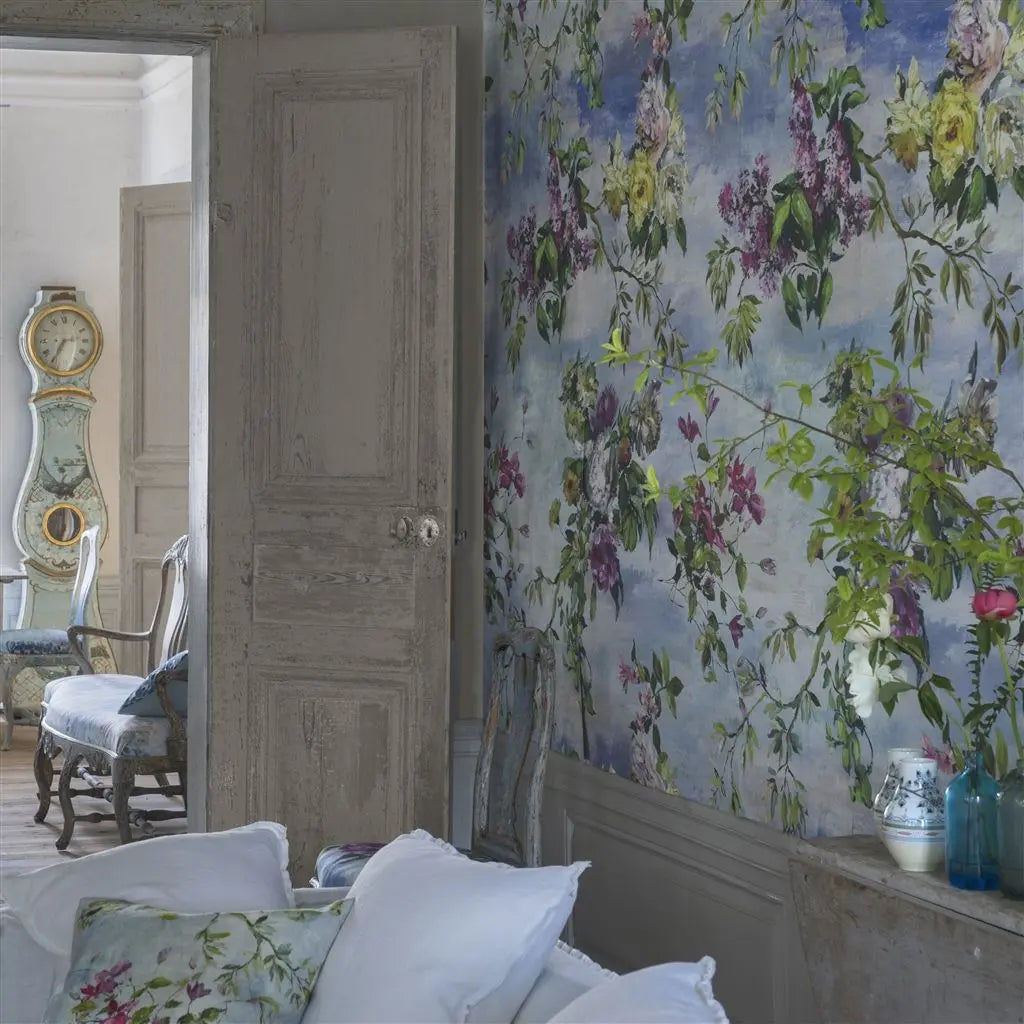 Tapete von Designers Guild:Caprifoglio - Sky Designers Guild