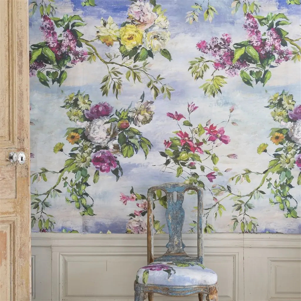 Tapete von Designers Guild:Caprifoglio - Sky Designers Guild