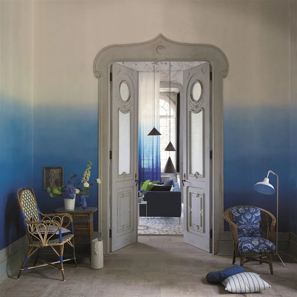 Tapete von Designers Guild Saraille - Cobalt Designers Guild