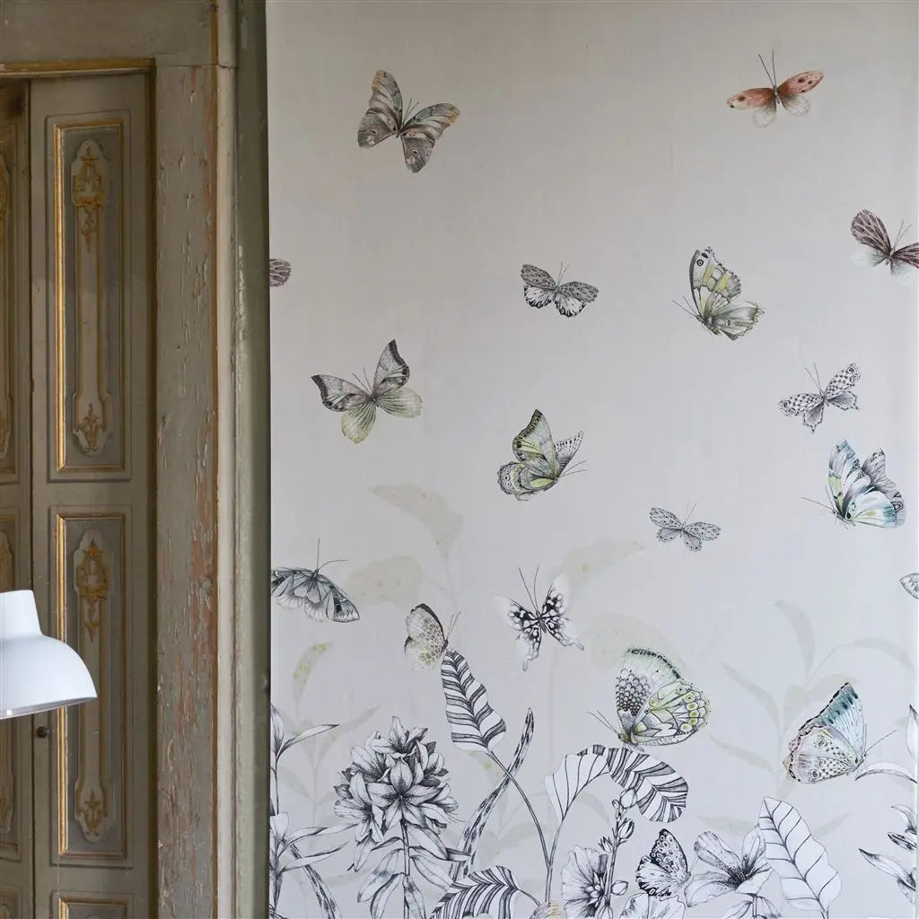 Tapeten von Designers Guild: Papillons Birch Designers Guild