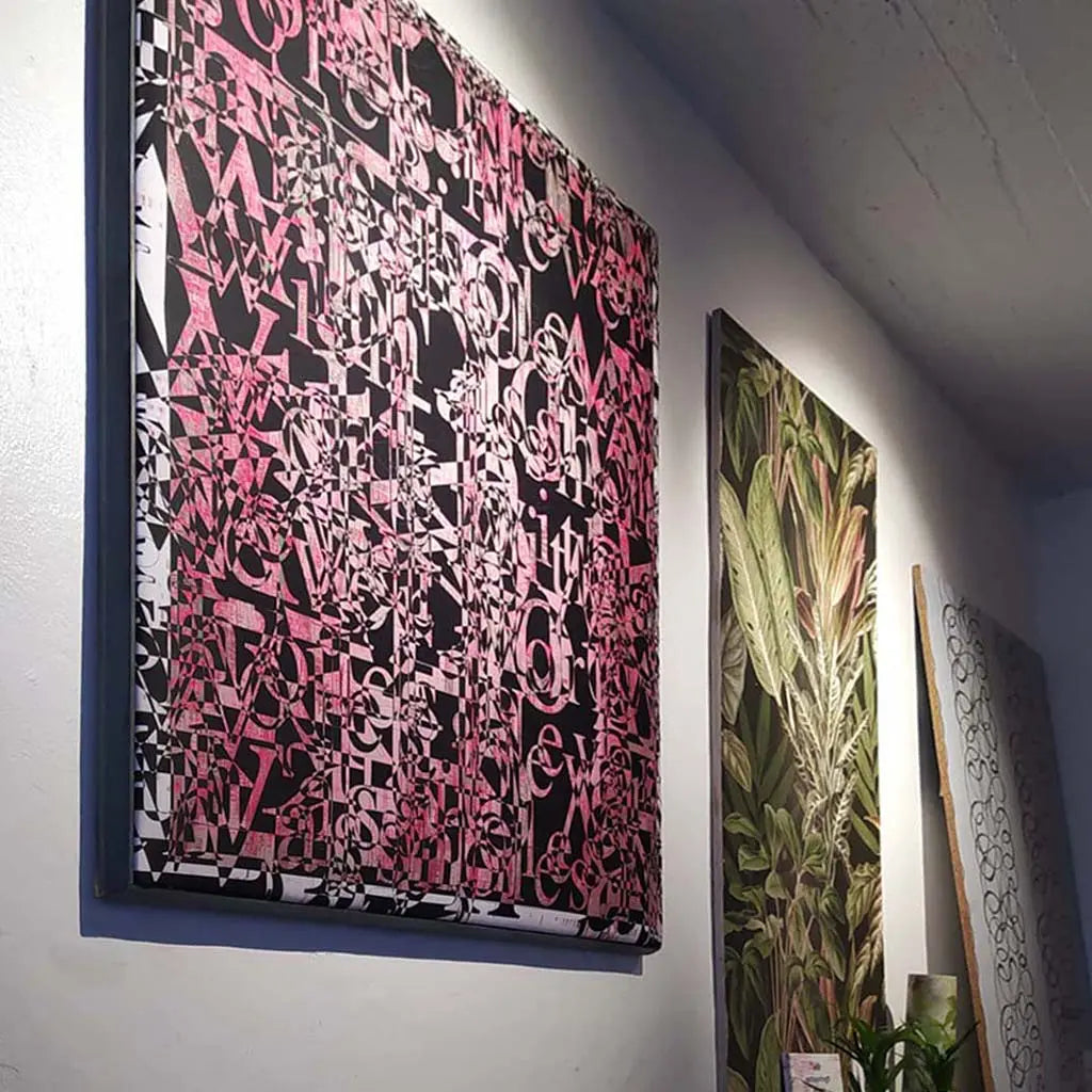 YAGEMEDIA GRAFIK MIT RAHMEN „NEVER WORK WITH ASSHOLES“ die Raumtapeterie