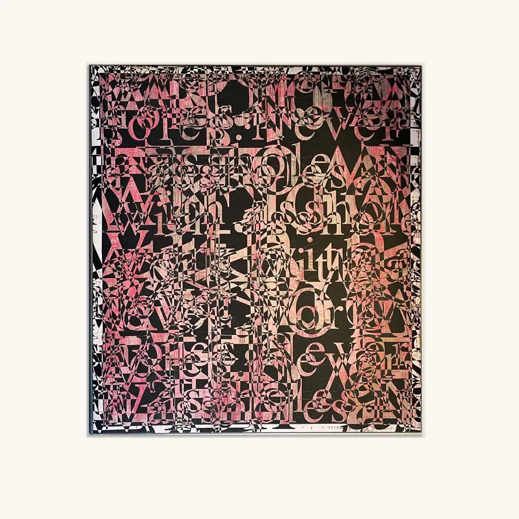 YAGEMEDIA GRAFIK MIT RAHMEN „NEVER WORK WITH ASSHOLES“ die Raumtapeterie