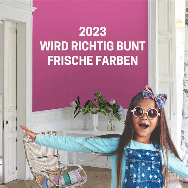 VIVA MAGENTA Farbe des Jahres 2023 Raumtapeterie