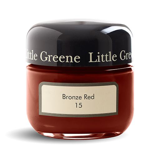Farbe Bronze Red™ (15)- Ein erdiges, dunkles Rot mit bronzefarbenem Einschlag