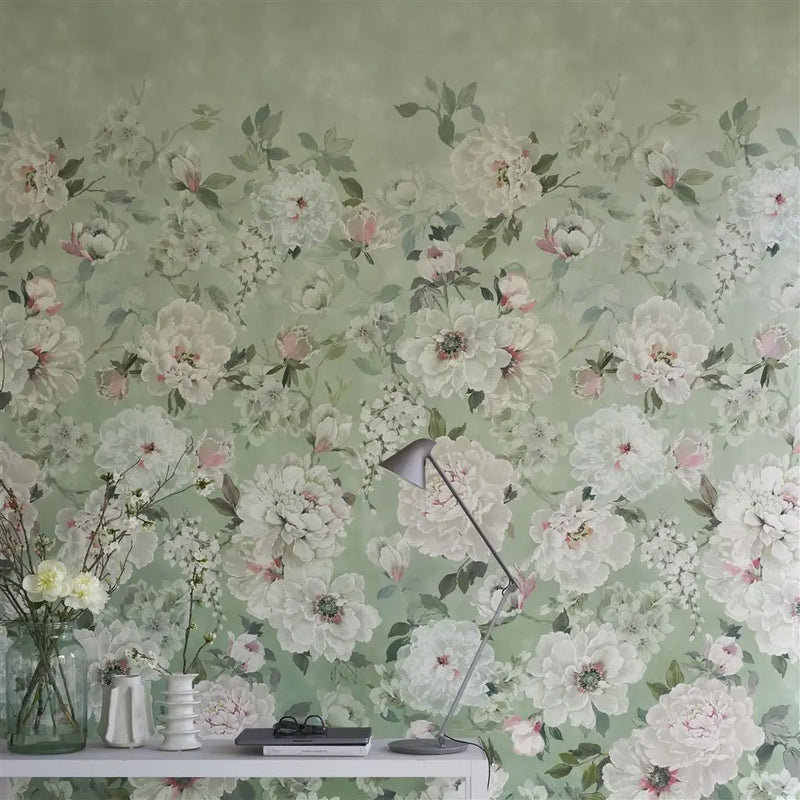 Designers Guild Fleur Blanche Eau De Nil Designers Guild