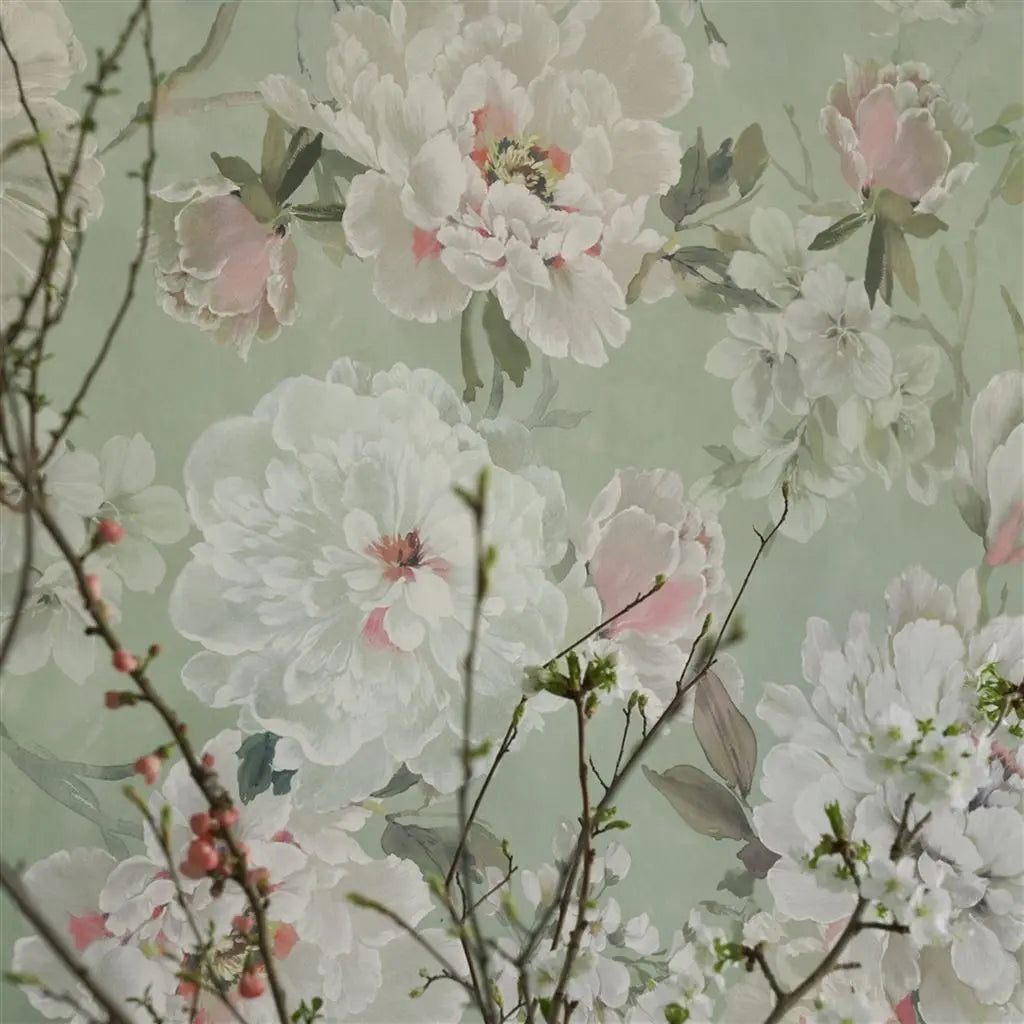 Designers Guild Fleur Blanche Eau De Nil Designers Guild