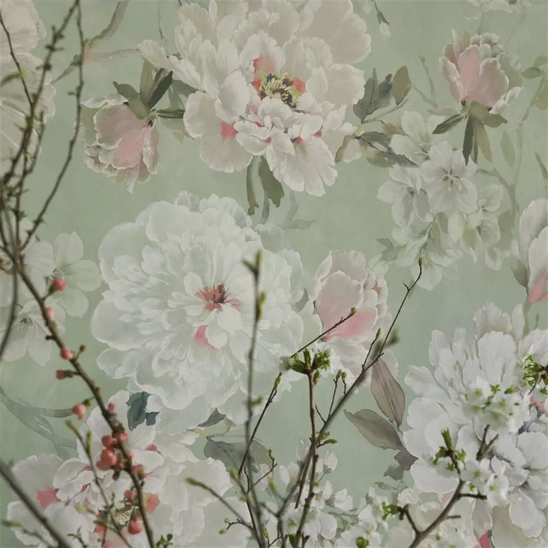 Designers Guild Fleur Blanche Eau De Nil Designers Guild