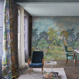 Designers Guild Foret Impressionniste Grasscloth Celadon Designers Guild