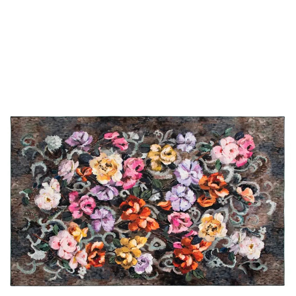 Designers Guild Teppich: Tapestry Flower Damson Designers Guild