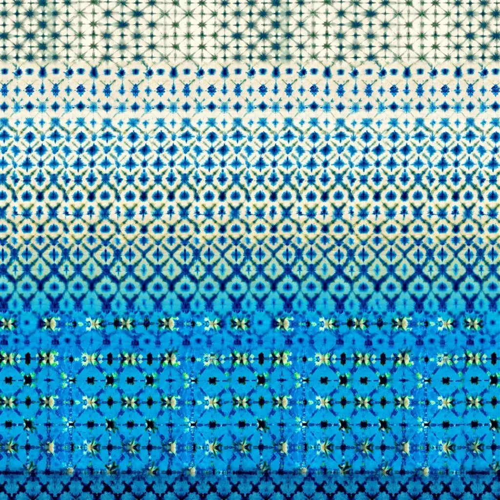 Grafische Tapete von Designers Guild Karaoshi Indigo Designers Guild