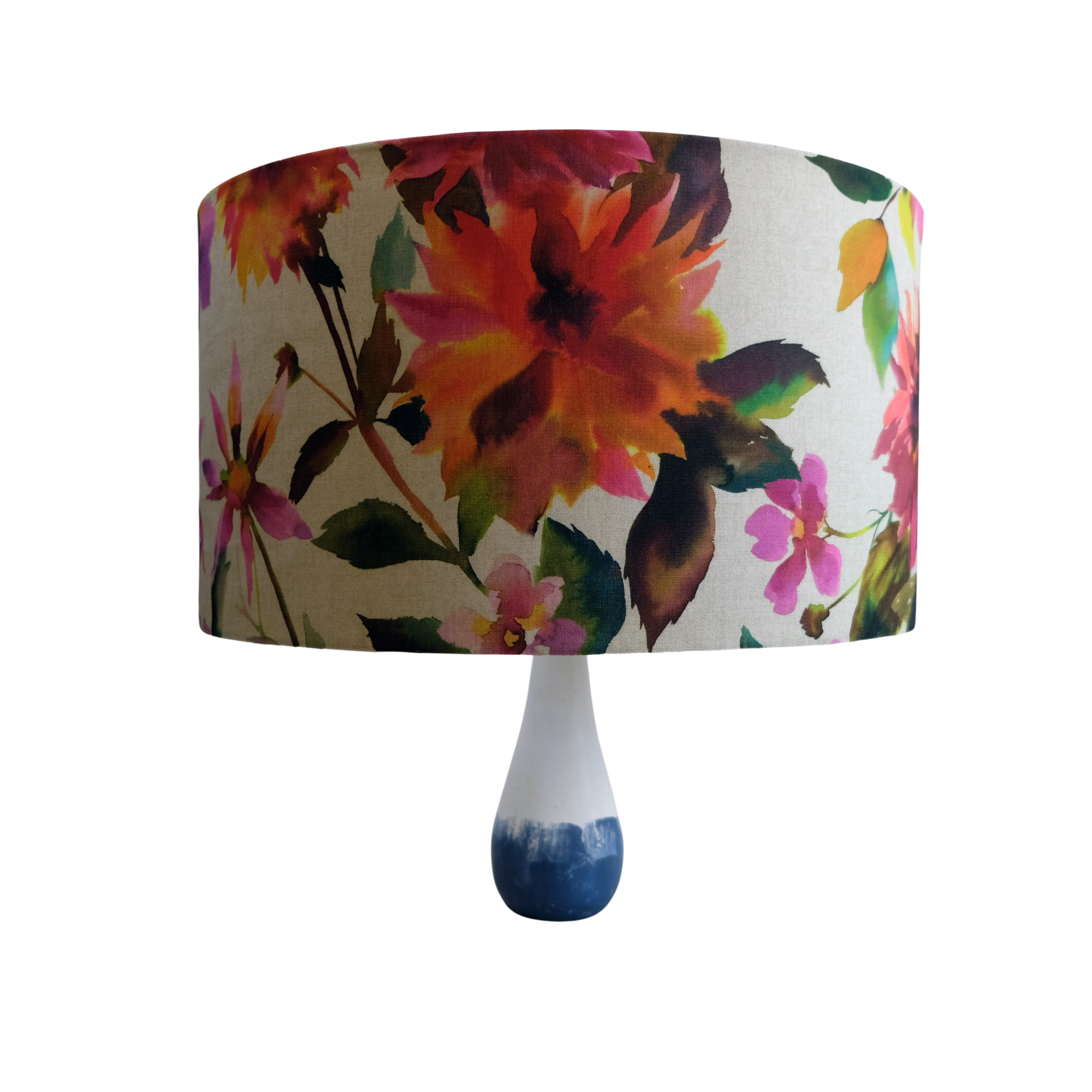 Lampenschirm mit Stoff „Floral“