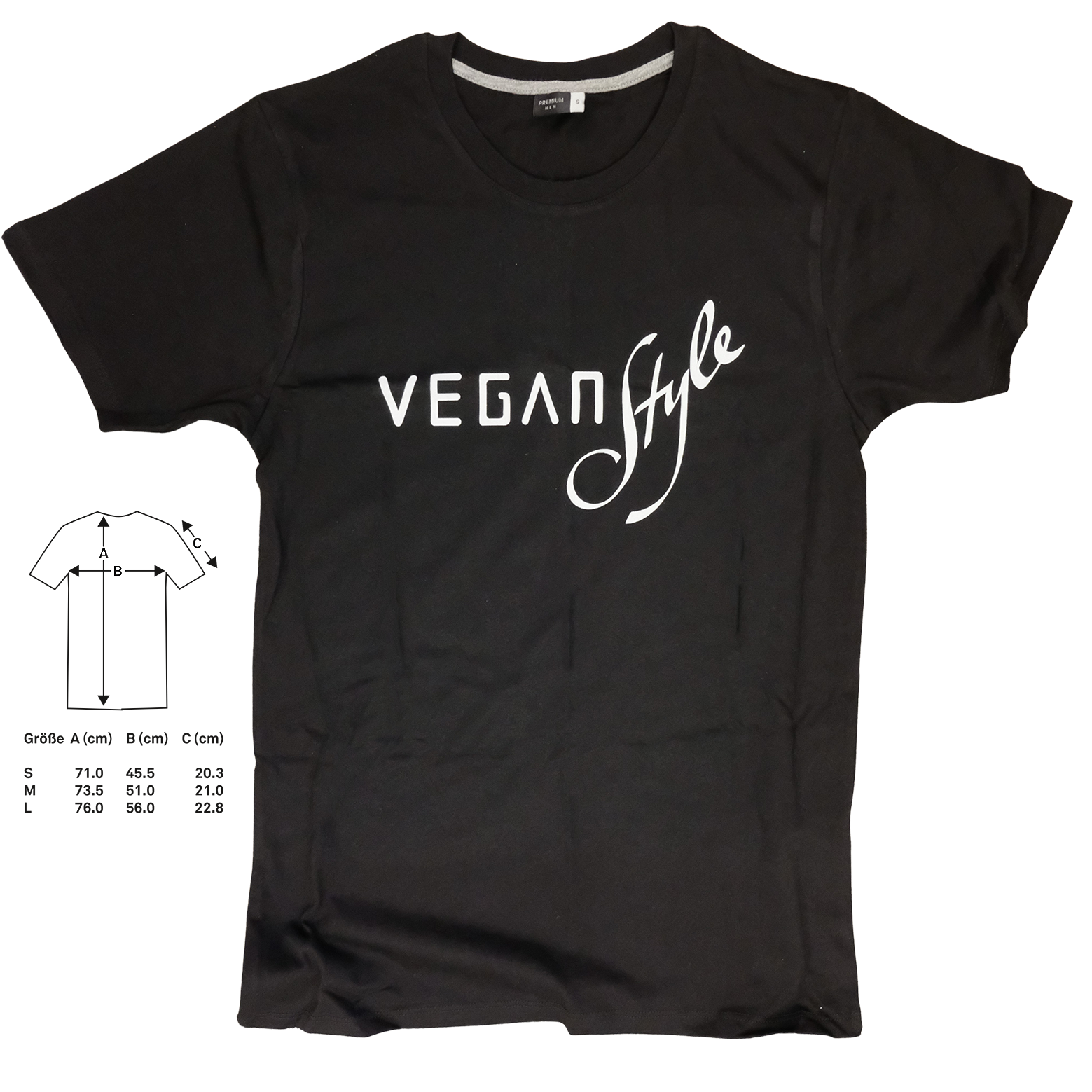 T-Shirt mit kurzen Ärmeln - Vegan Style