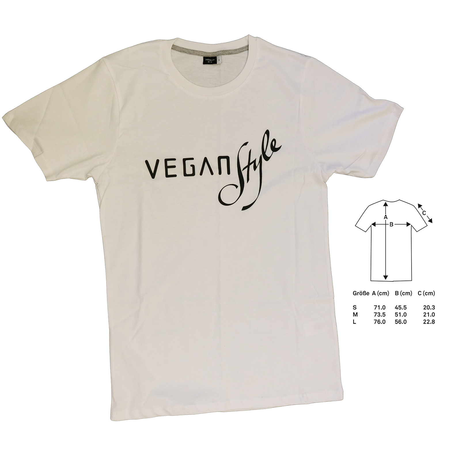 T-Shirt mit kurzen Ärmeln - Vegan Style