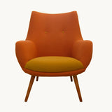 Manikks Sessel - 50er-Vintage-charming-orange/senf die Raumtapeterie