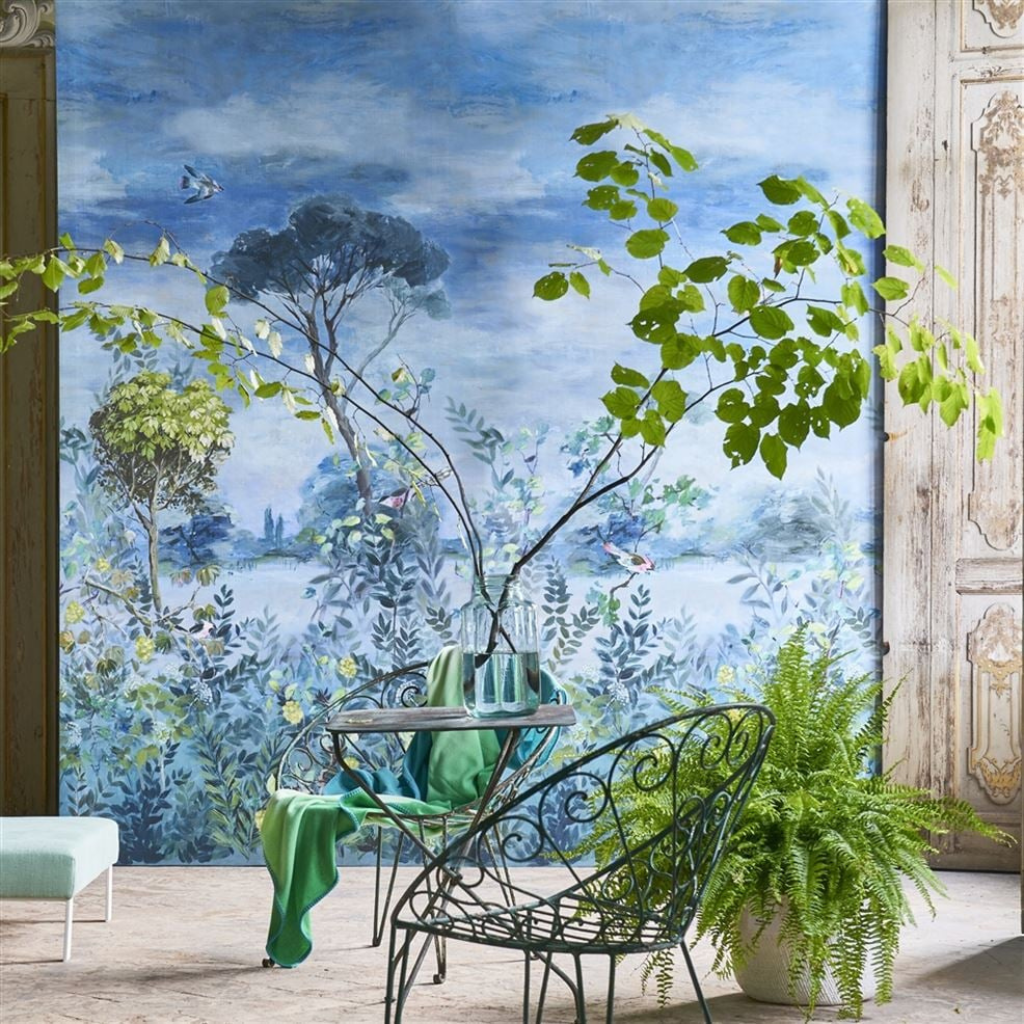 Mobile Raumtapeterie Stellwände – Giardino Segreto Scene